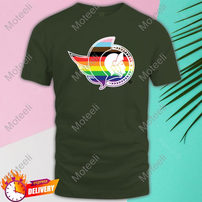 The Canadian Tire Center Ottawa Senators Lgbt Pride Logo T Shirt