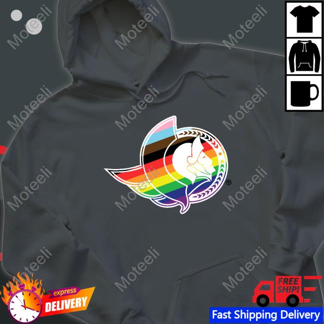 Claire Hanna Ottawa Senators Lgbt Pride Logo Tee Shirt