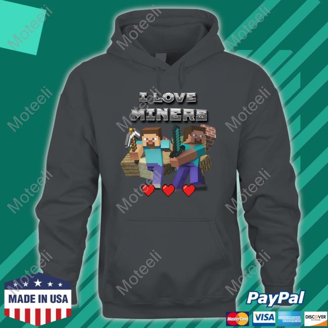 Tyrecosdslol I Love Miners Minecraft Long Sleeve T Shirt