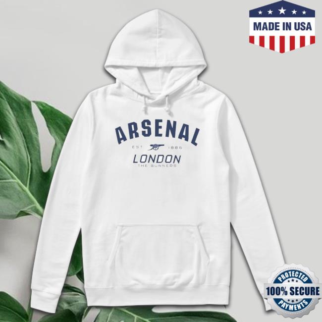 Arsenal Since 1886 White Gunners shirt