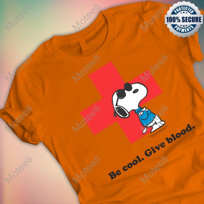 Sparkiey Be Cool Give Blood Tee Shirt