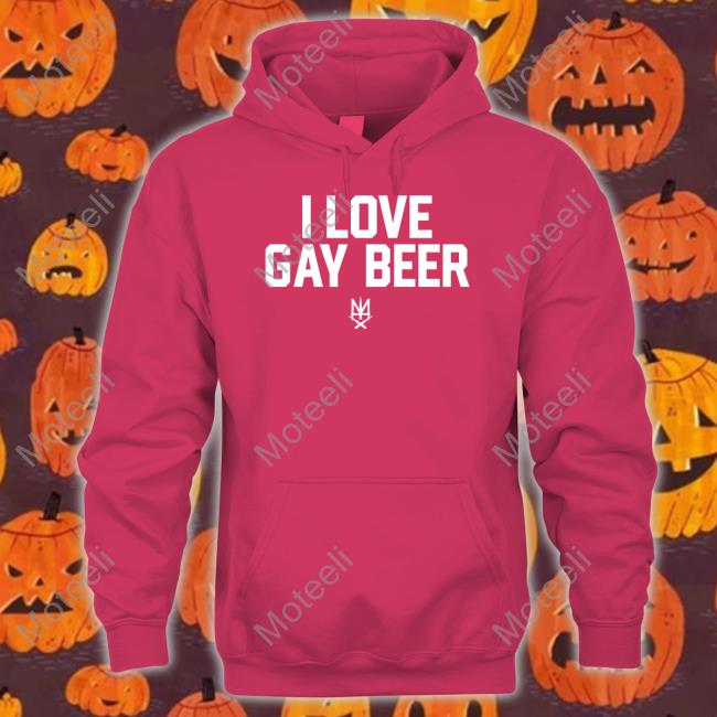 Methsyndicate I Love Gay Beer Hoodie