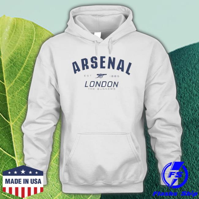 Arsenal Since 1886 White Gunners shirt