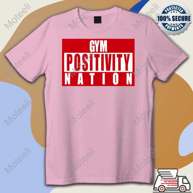 Joey Swoll Wearing Gym Positivity Nation Shirt